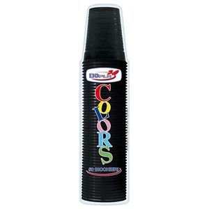 Bicchieri Neri 200ml in plastica riutilizzabili, 50pz. - Foto 1 di 1