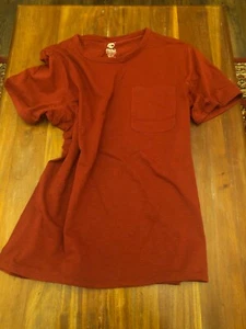Timberland Earthkeepers 100% Organic Cotton Tshirt - XXL Slim Fit - Burgundy - Picture 1 of 3