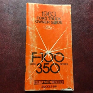 1983 FORD F 100 150 250 350 OWNERS MANUAL BOOK GUIDE ALL MODELS - Picture 1 of 2