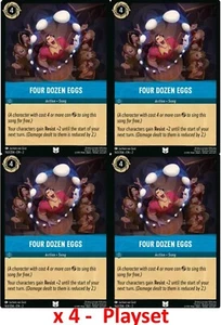 Disney Lorcana Playset x4 Four Dozen Eggs 163/204 Non-Foil NM Floodborn - Picture 1 of 2