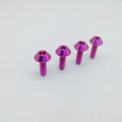 M6X12 M6X15 M6X20 M6X25 титана велосипеда мотоцикла Allen кнопка головка болт Ti винт - Изображение 1 из 4