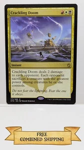 Crackling Doom Khans of Tarkir Regular - Picture 1 of 2