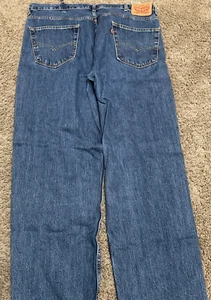 Levis 550 Jeans Mens 40x32 Relaxed Fit 5-Pocket Cotton Denim Blue - Picture 1 of 12