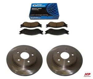 2 X FRONT BRAKE DISC 336mm + SEMI-METALLIC PADS for DODGE RAM1500 02-05 - Picture 1 of 2