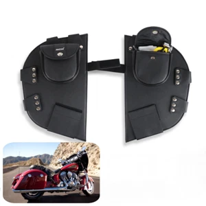 Crash Bar Cover Soft Lowers Chaps bolsa compatible con para Indian Chieftain 2014+ - Imagen 1 de 8