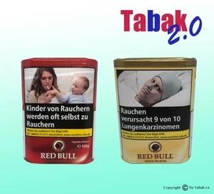 5x Red Bull Special Blend oder Gold Blend Feinschnitt Tabak Dose 120g