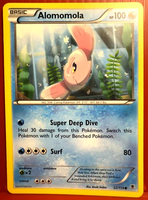 2014 Alomomola 22/119 - Phantom Forces - Pokemon TCG Card - Image 1 of 4