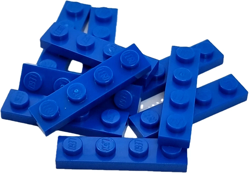 LEGO Nr.- 371023 Patte 1x4 blau  / 10 Stück - Bild 1 von 1