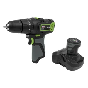 Taladro combinado inalámbrico Sealey CP108VDD 10,8 V, batería de 2,0 Ah, cargador portabrocas A de 10 mm - Imagen 1 de 6