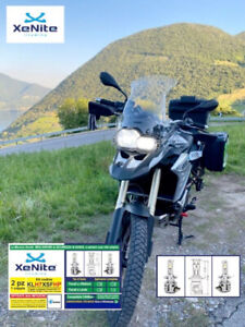 H7 XeNite Powerled moto BMW R1250 GS1200 2x4000 Lumen 2x PowerLED CANBUS 6000K