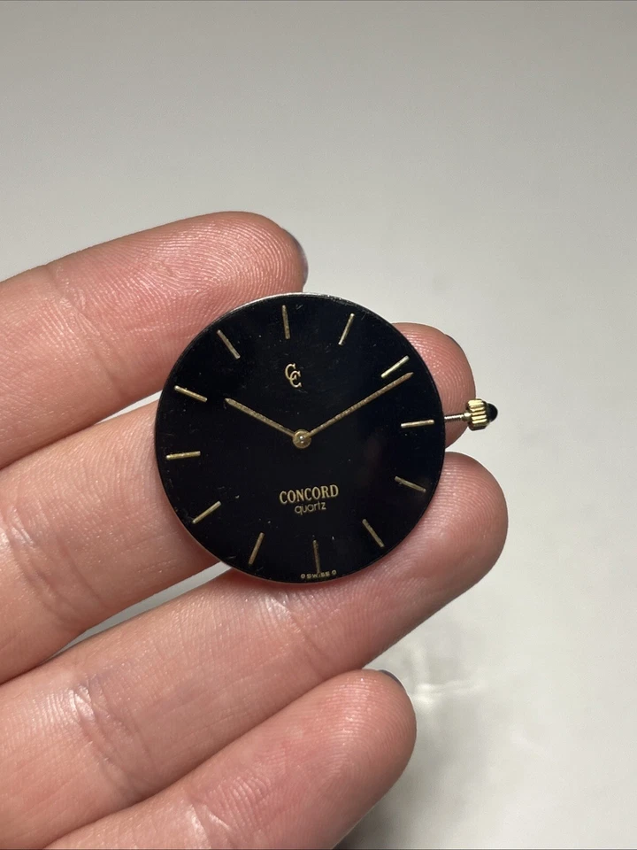 CONCORD Quartz Cal 959001 6J Onyx Dial Swiss Men’s Watch Movement - Image 1 of 3