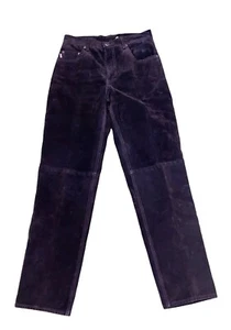 Vintage Skotts Suede Pants Washable Mens Sz 30 Brown Montreal Canada Made 1970’s - Picture 1 of 7