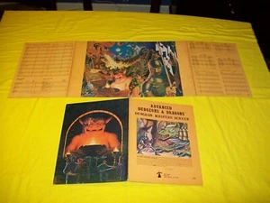 DUNGEON MASTERS SCREEN DUNGEONS & DRAGONS AD&D TSR 9024 - 3 2/4 PANEL - Picture 1 of 2