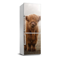 Self adhesive Refrigerator removable Magnet Animals Highland cow