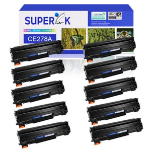 10 Stück schwarze Tonerkartusche für HP CE278A 78A LaserJet P1606n P1606dn M1536dnf - Bild 1 von 24