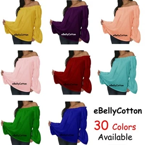 BLOUSE SHIRT RENAISSANCE COSTUME DRESS-UP CHEMISE MEDIEVAL PIRATE WENCH PEASANT - Picture 1 of 66