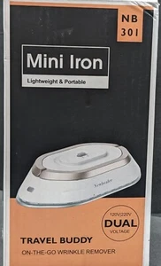 Newbealer Reisebügeleisen mit Dual Voltage - 120V/220V leicht trocken für Kleidung - Bild 1 von 10