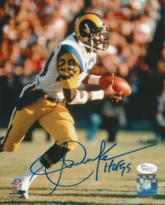 Eric Dickerson Signed 8x10 Photo Inscribed w/ "HOF 99" JSA Witnessed - Picture 1 of 1