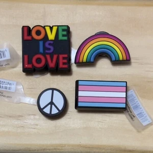 JIBBITZ Crocs Shoe Charms LGBTQ Lot 4 - Picture 1 of 1
