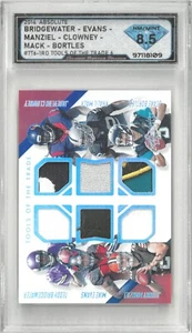 2014 Absolute EVANS - MANZIEL - MACK - CLOWNEY - BRIDGEWATER Patch /15💎DSG 8.5 - Picture 1 of 2