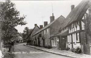 Thatch End Shalstone Shop Pub Nr Buckingham unbenutzt RP old pc Midland View - Bild 1 von 1