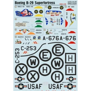 Calcomanía de tobogán acuático escala impresa 144-008 para avión Boeing B29 Superfortress 1:144 - Imagen 1 de 24