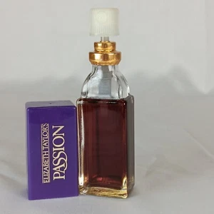 Passion by Elizabeth Taylor 0.33 Fl Oz/10 ml Eau De Parfum Spray Women Travel - Picture 1 of 5