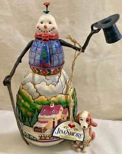 Jim Shore "Snowmans Best Friend" mit Hund 4008111 #2 - Bild 1 von 8