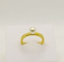Brosway Gold Plated Steel ring with Synthetic Pearl