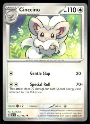 SV05: Temporal Forces #137/162 Cinccino - Image 1 of 2