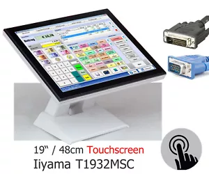 48cm 19" IIYAMA ProLITE T1932MSC PROFESSIONELLER TOUCHSCREEN KASSENMONITOR V606 - Bild 1 von 5