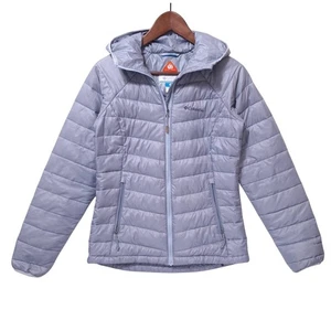 Chaqueta acolchada con capucha Columbia Omni Heat TurboDown 860TD para mujer pequeña con defecto - Imagen 1 de 14