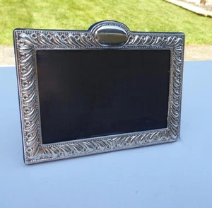 JACK RABINOVICH 925 INC STERLING SILVER EMBOSSED GADROON PICTURE FRAME 7" x 5" - Picture 1 of 9