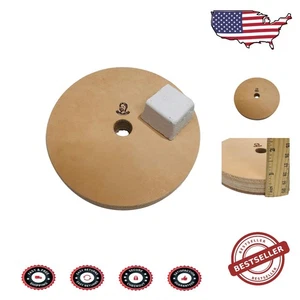 5" Leather Honing Wheel - Non-Toxic & Handcrafted for Superior Quality - Picture 1 of 6