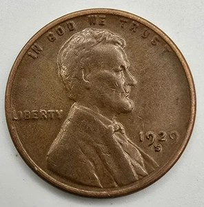 1929 S Lincoln Wheat Cent XF You Grade It! EF Penny Type Coin Free Ship! - Picture 1 of 4