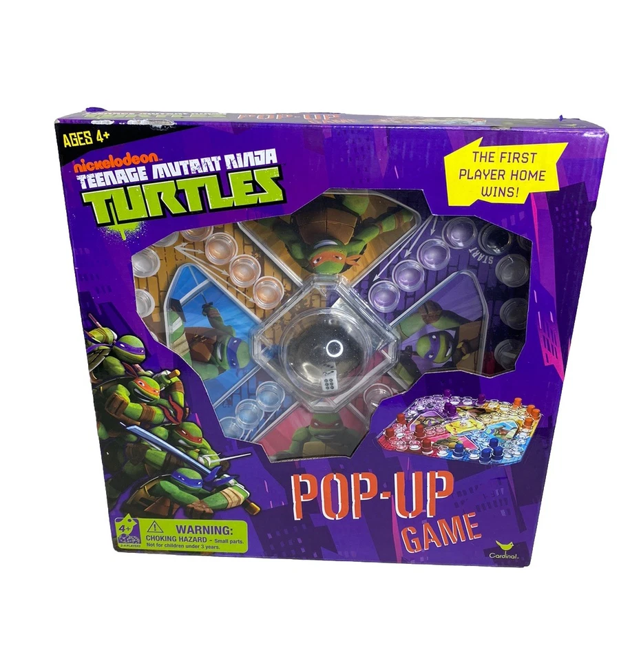 Teenage Mutant Ninja Turtles Pop-Up Game Strategy Complete Christmas Family - Image 1 of 4