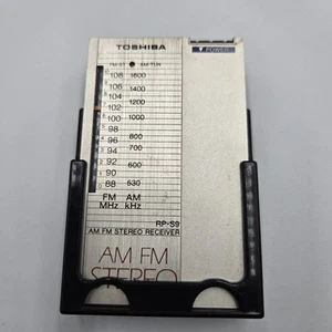 TOSHIBA Pocket Radio RP-S9 Japan AM/FM Stereo / Mono Walkman Tested And Working - Picture 1 of 6