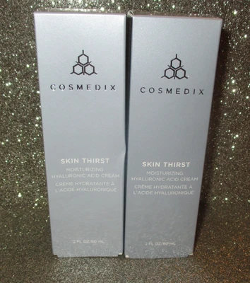 2x Cosmedix - Skin Thirst Hyaluronic Acid Cream 2oz / 60mL - NIB - Image 1 of 2