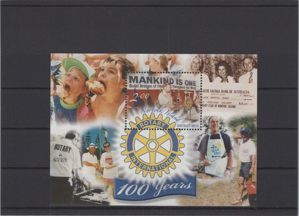 Norfolk Island 2005 Rotary International Activities XF Mint Never Hinged - Image 1 of 1