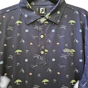 Footjoy Polo Shirt Uomo L Saluti dalla California Torrey Pines Golf Performance - Foto 1 di 16