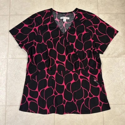 Koi Stretch Women’s  Scrub Top Sz Large - Image 1 of 4