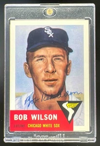1991 Topps Archives Reprints Bob Wilson #250 White Sox PSA/DNA Authentic Auto - Picture 1 of 2