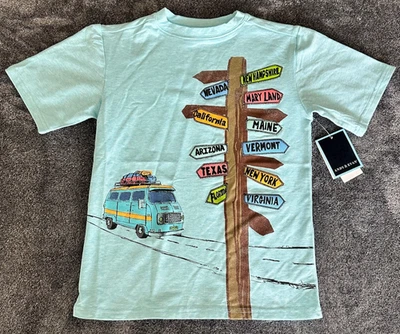Andy & Evan Road Trip U.S.A Short Sleeve T-shirt, Size 9/10 - Image 1 of 4