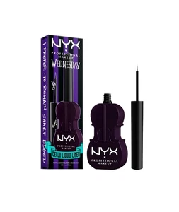 NYX Wednesday Cello Vivid Matte Liquid Eyeliner Limited Edition Wednesday Addams - Picture 1 of 2