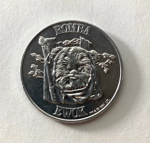 Star Wars 1985 Vintage Romba Ewok SAMMLERMÜNZE Kenner Original Letzte 17 POTF - Bild 1 von 3