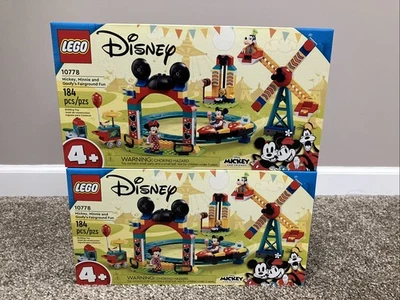 Lot of 2 LEGO 10778 Disney: Mickey Minnie and Goofy's Fairground Fun (10778) - Image 1 of 4