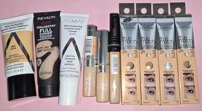 Foundation/Concealer Lot Maybelline Revlon Almay All New!  - Image 1 of 4
