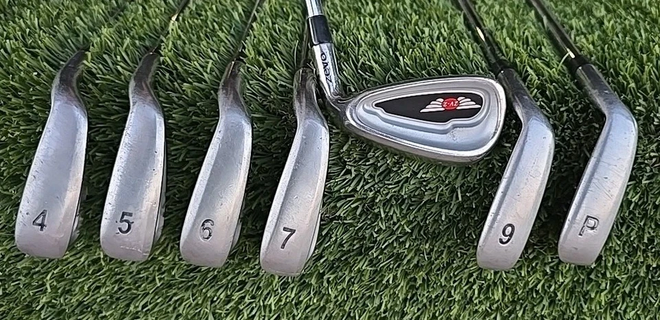 Zevo ZV-2 Golf Clubs 4-PW Mens RH Irons Stiff Steel Flex  - Image 1 of 4