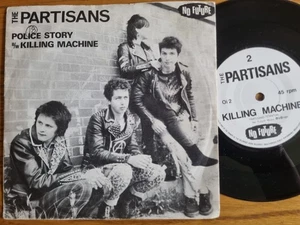 Partisans - Police Story b/w Killing Machine 7” No Future Records 1981 Punk - Picture 1 of 6