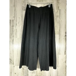 PureJill PJ Easy Knit kurze Hose Größe Small schwarz weites Bein Pull On dehnbar - Bild 1 von 11
